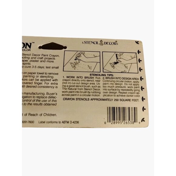 Artist Paint Crayon Truffles Brown Oil Base Artists Stenciler 26538 - Picture 8 of 8